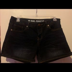 Denim shorts